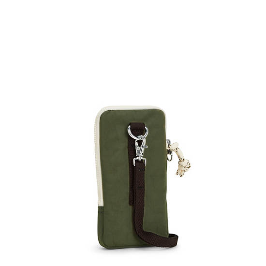 Sac À Main Kipling Clark Neck Pouch Vert Olive | FR 1960FD